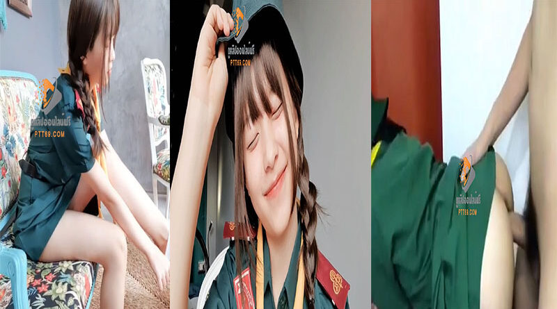 นักเรียนขี้เงี่ยนถ่ายคลิปตัวเองโดนจับเย็ดหลังเลิกเรียนคาชุดเนตรนารี