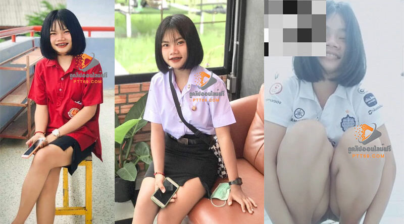 คอลเสียวนักศึกษาสาวอาชีวะ ผมสั้นน่ารักตั้งกล้องเบ็ดหีในห้องน้ำ