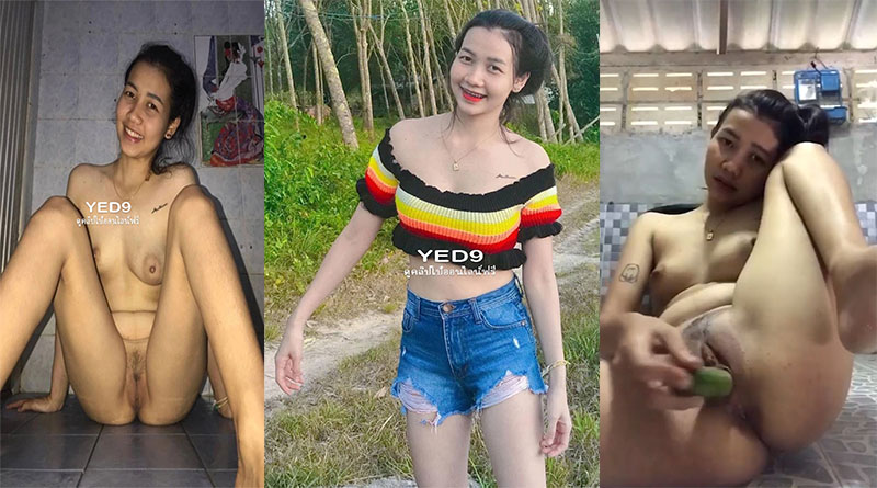 หลุดนักเรียนเปิดนมแหกหีโชว์หน้ากล้อง ใช้แตงกว่ายัดเข้ารูหีกระแทกน้ำแตกคามือ