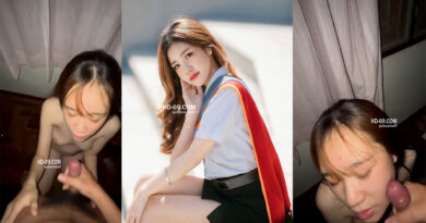 โม๊คควยแตกคาปาก คลิปหลุดนักศึกษาน่ารักโดนแฟนเก่าปล่อยคลิป ขาวเนียนเป็นถึงดาวมหาลัย ขี้เงี่ยนดูดควยจะเสร็จคาปาก