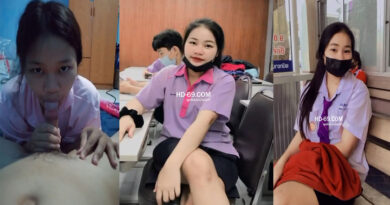 คลิปหลุด 18+ สาวอาชีวะโดนแฟนเก่าถ่ายคลิปอมควยสด